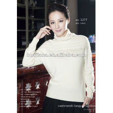 luxury women white cashmere sweater turtleneck